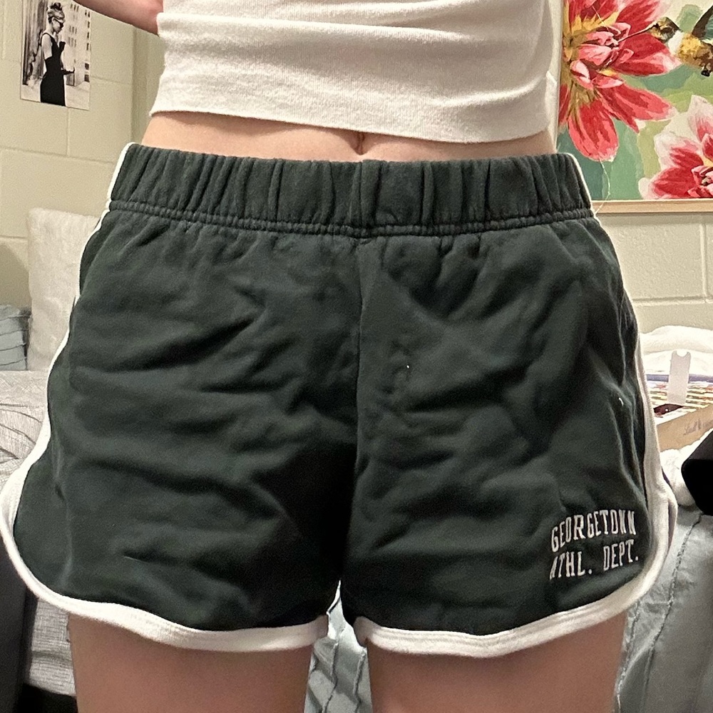 Georgetown dark green brandy melville lounge shorts